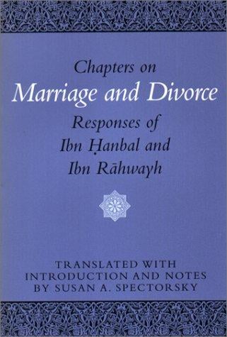 Chapters on marriage and divorce
