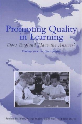 Promoting quality in learning : does England have the answer?