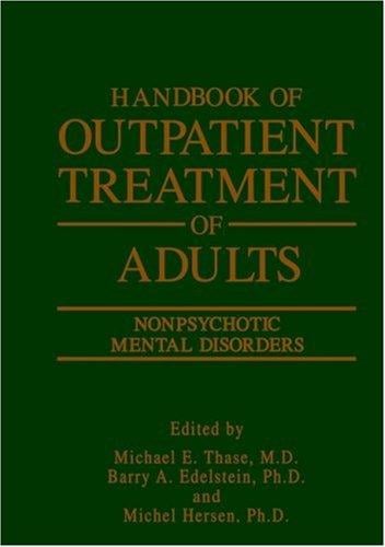 Handbook of outpatient treatment of adults