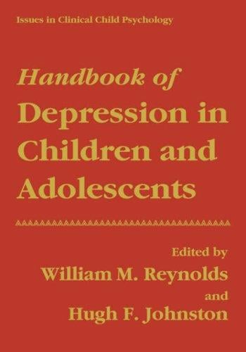 Handbook of depression in children and adolescents