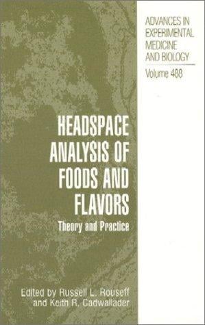 Headspace analysis of foods and flavors