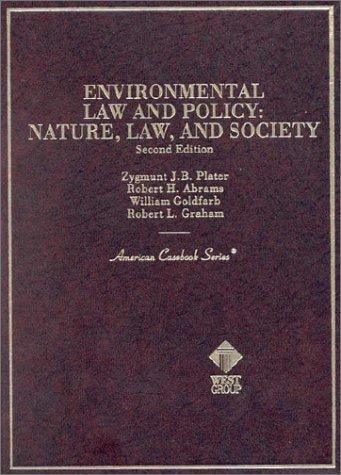 Environmental law and policy