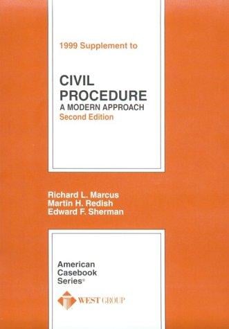1999 Supplement to Civil Procedure