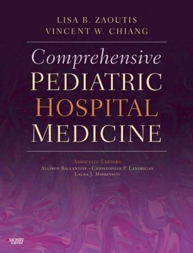 Comprehensive pediatric hospital medicine