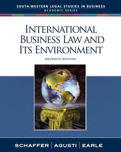 International business law and its environment