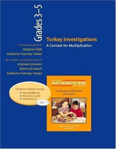 Turkey Investigations, Grades 3-5 (Resource Package): A Context for Multiplication (Young Mathematicians at Work)