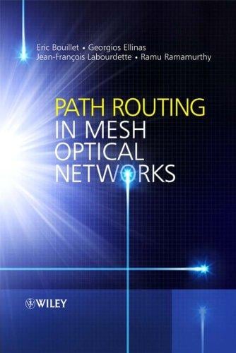 Path routing in mesh optical networks