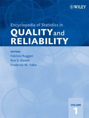 Encyclopedia statistics in quality and reliability