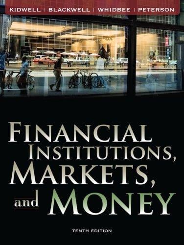 Financial institutions, markets and money