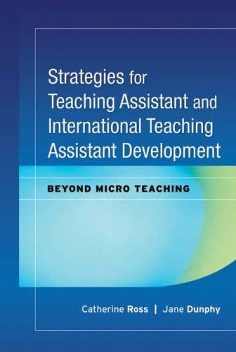 Strategies for teaching assistant and international teaching assistant development