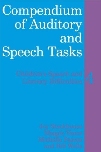 Compendium of auditory and speech tasks