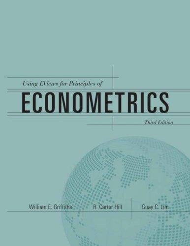 Using EViews for "Principles of econometrics"
