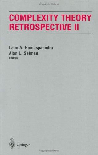 Complexity theory retrospective II