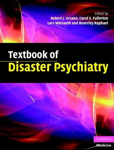 Textbook of disaster psychiatry
