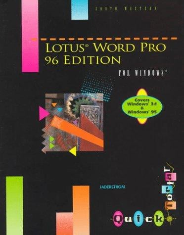Lotus Word Pro 96 Edition