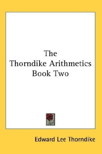 The Thorndike Arithmetics Book Two