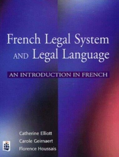 French legal system and legal language