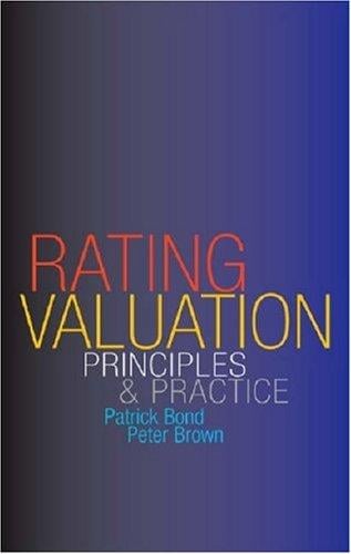 Rating Valuation Principles & Practice