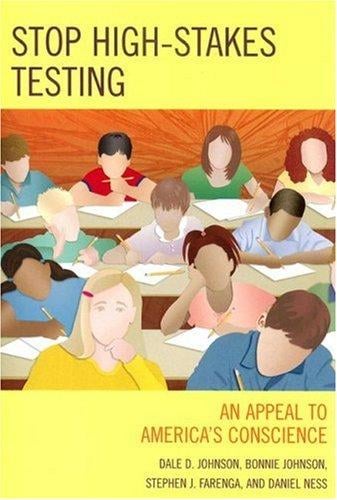 Stop high-stakes testing