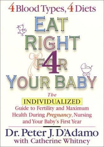 Eat right 4 your baby : the individualized guide to fertility and maximum health during pregnancy, nursing, and your baby's first year