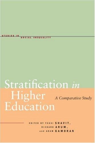 Stratification in higher education