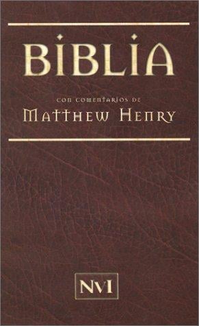 Biblia con comentarios de Matthew Henry