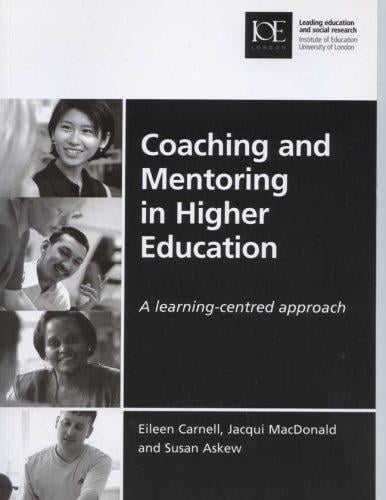 Coaching and mentoring in higher education