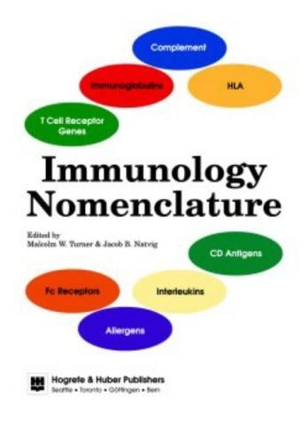 Immunology nomenclature