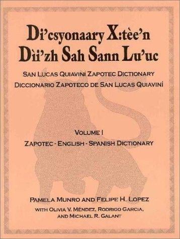 Di'csyonaary x:tèe'n dìi'zh sah Sann Lu'uc =