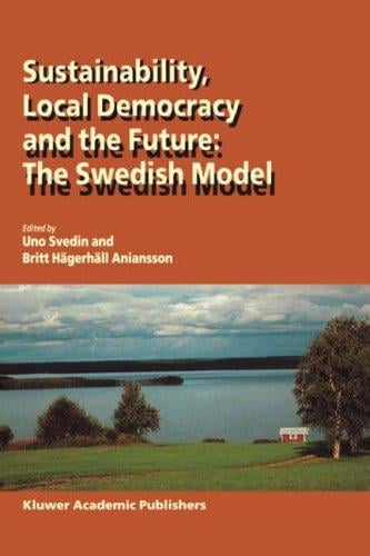 Sustainability, local democracy and the future