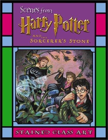 Scenes from Harry Potter and the Sorcerer's Stone Stained Glass Art (Harry Potter Stained Glass Books)