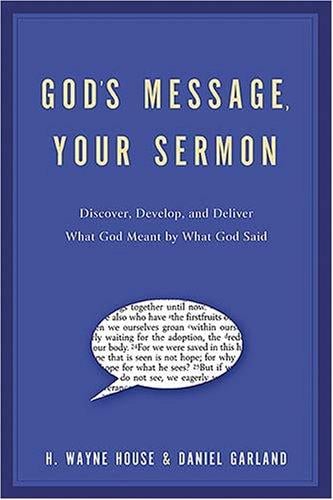 God's message, your sermon