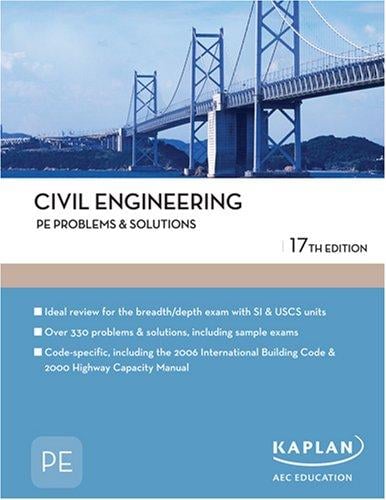 Civil Engineering PE Problems & Solutions