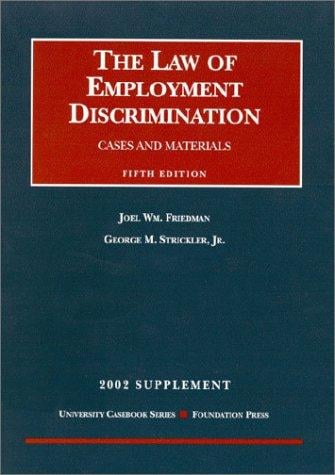 Supplement To Employment Discrimination