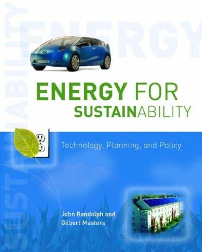Energy for sustainability