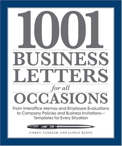 1001 Business Letters for All Occasions