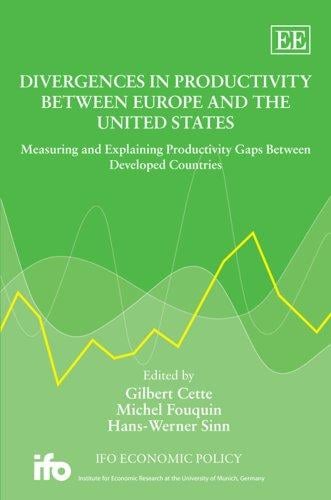 Divergences in productivity between Europe and the United States