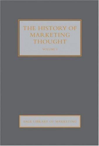 The history of marketing thought