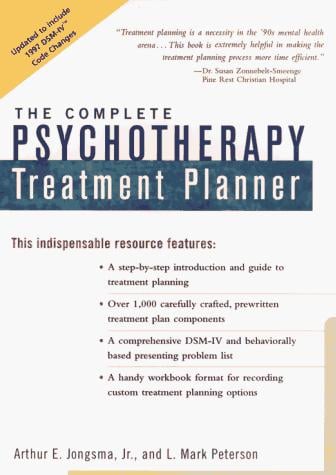 The complete psychotherapy treatment planner
