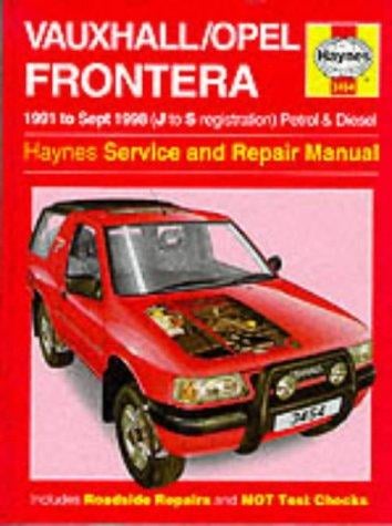 Vauxhall Frontera Service and Repair Manual