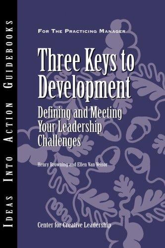 Three keys to development