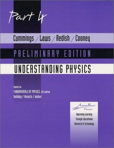 Cummings, Laws, Redish, Cooney Understanding Physics Part 4 Preliminary