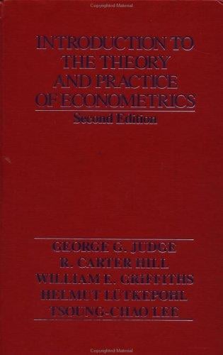 Introduction to the theory and practice of econometrics