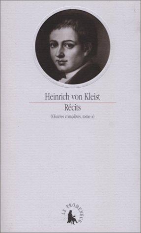 Oeuvres complètes, tome 2. Récit