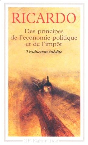 Des principes de l'économie politique et de l'impôt