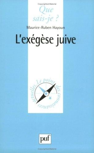 L'exégèse juive