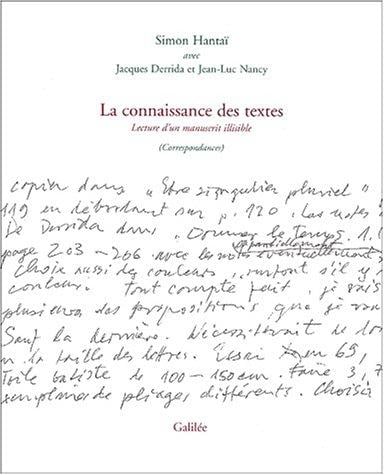 La connaissance des textes