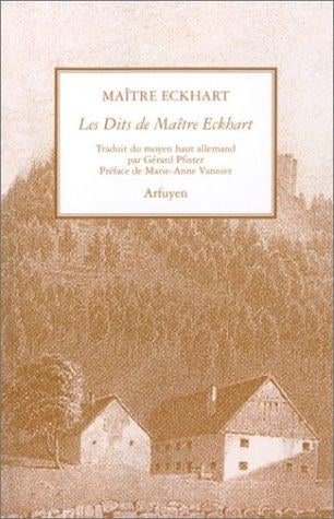 Les Dits de Maître Eckhart