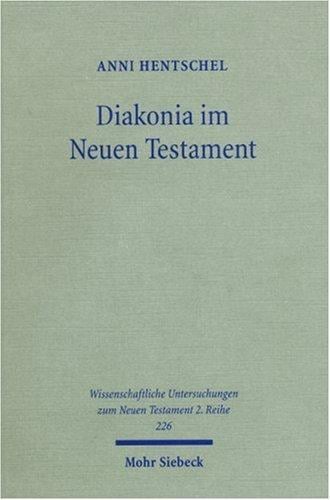 Diakonia Im Neuen Testament
