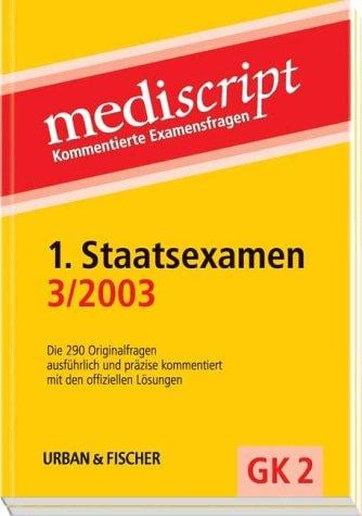 Mediscript, Kommentierte Examensfragen, GK 2, je 2 Bde